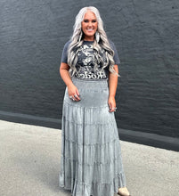 5249 Gray Skies Maxi Skirt