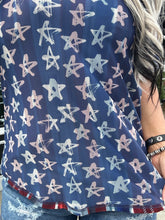 4470 Stars and Stripes Reversible Top