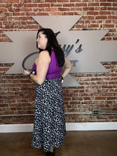 2889 Animal Print Midi Skirt