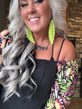 3935 Floral Grunge Top