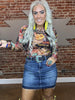 4260 Judy Blue Denim Skirt Dark