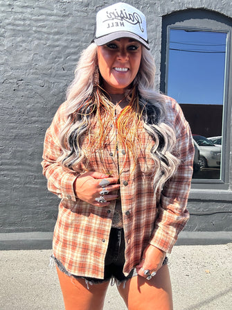 5459 Fallin For Ya Flannel