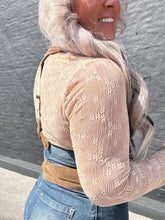 5394 Put it in Neutral Lace Top