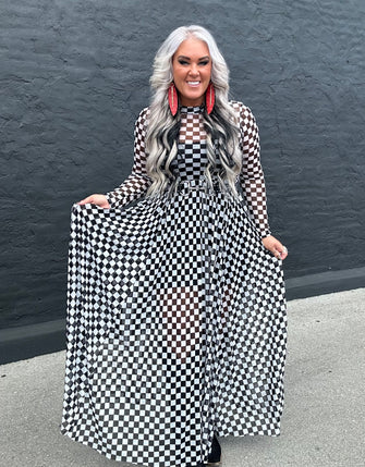 5461 Mesh Magic Dress Check