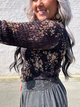 4793 Dark Flower Top