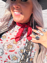 5010 Dear Santa Mesh Top