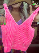 4091 Coral Ribbed Stretch Bralette