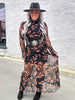4906 Floral Flair Maxi Dress