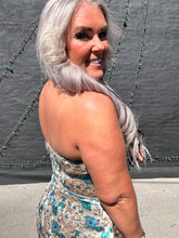 5444 The Turquoise Flower Dress