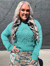 5445 Turquoise Sweater