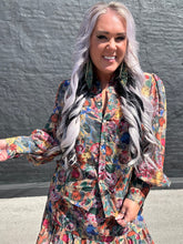 4270 Floral Gem Skirt Set