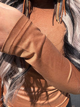 4979 Leddy Leather Top Saddle