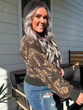 5391 Western Posh Print Top