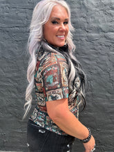 5331 VIntage Rodeo Mesh Top