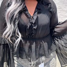 3526 Peplum Punk Top