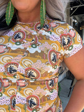 4560 Groovy Cowboy Top