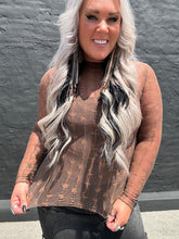 5428 Lariat Lace Top Chocolate