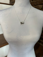 4765 Sterling Silver White Buffalo Necklace