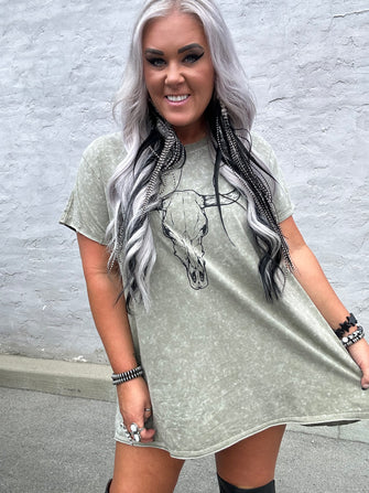 4824 Longhorn Tunic Tee