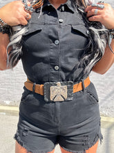 4882 Reckless Romper Black