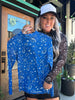 5241 Bandana Babe Mesh Top Royal