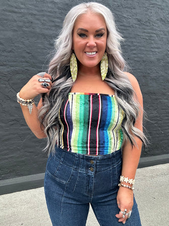 3656 Serape Crop Top