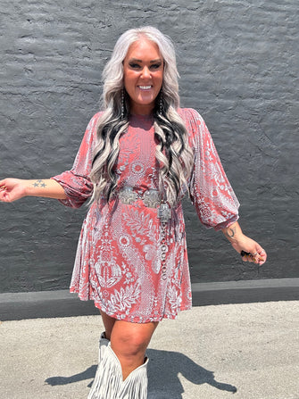 5439 Dusty Rose Dress