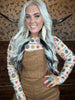 3970 Summer Western Mesh Top