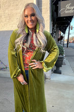 3853 Velvet Duster Kelly Green