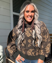 5391 Western Posh Print Top