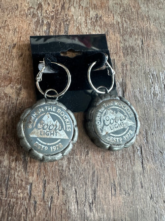 5347 Coors Light Earrings