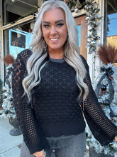 3254 Open Knit Sweater