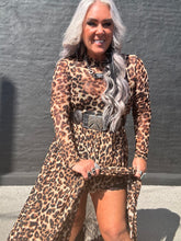 5462 Mesh Magic Dress Leopard