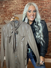 5535 Leather Outlaw Top Mocha