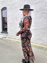 4906 Floral Flair Maxi Dress