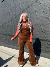 5503 Cord Cowgirl Overalls Chestnut