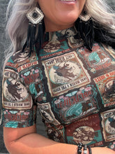 5331 VIntage Rodeo Mesh Top