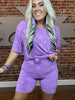 4195 Chillville Biker Shorts Lavendahh