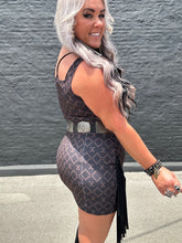 5289 Black Aztec Dress