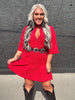 5482 Lady in Red Dress
