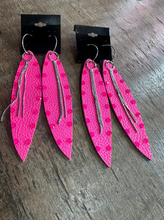 5095 Leather Earrings