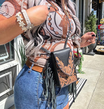 4567 AD Leather Handbag