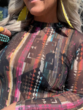 4302 Aztec Warrior Mesh Top