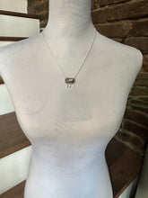 4764 Sterling Silver White Buffalo Necklace