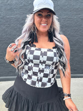 5135 Checkn You Out Corset Top
