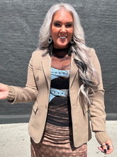 5467 Boss Babe Blazer Mocha