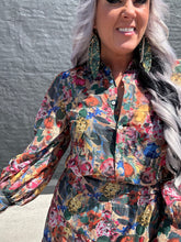 4270 Floral Gem Skirt Set