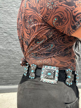 5317 Leather Concho Belt