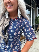 4470 Stars and Stripes Reversible Top