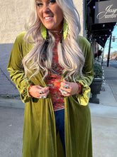 3853 Velvet Duster Kelly Green